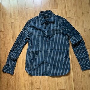Banana Republic Blue Striped Shirt